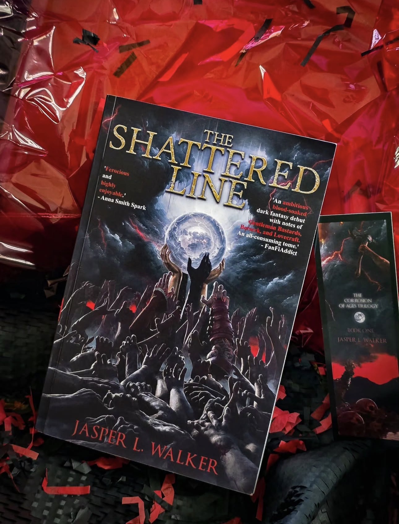 Signed Paperback + Bookmark